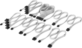 Corsair PSU Cable Kit Type 5 - Pro Kit, Elite Premium Individually Sleeved, weiß (CP-8920446)