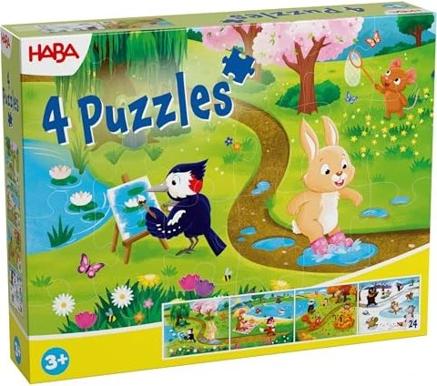 HABA 4 Puzzles - Jahreszeiten
