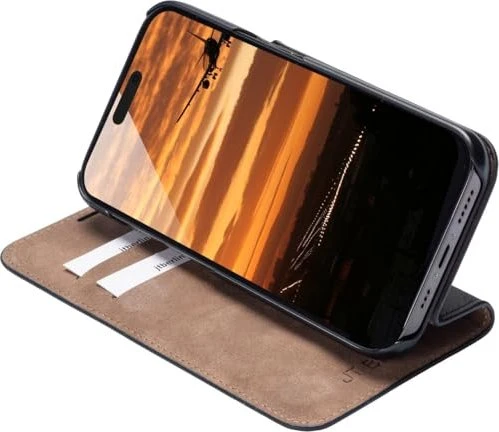 JT Berlin Book Case Tegel für Apple iPhone 16 Pro Max schwarz