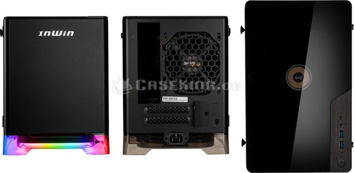 In Win A1 Plus, schwarz, Glasfenster, Mini-ITX, 650W