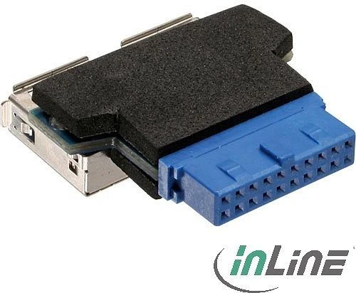 InLine USB 3.0 Adapter, 2x Buchse A auf Pfostenanschluss
