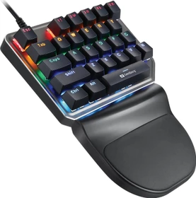 Sandberg RageStorm Gaming Keypad, mehrfarbig/schwarz/grau, Gaote Outemu BLUE, USB-A