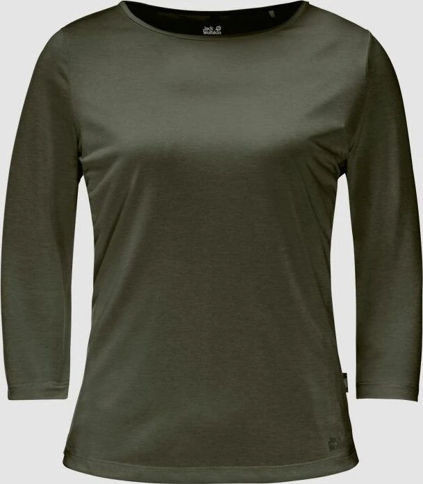 Jack Wolfskin JWP Funktionsshirt 3/4 green pine (Damen)