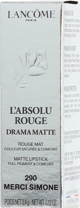 Lancôme L'Absolu Rouge Drama Matte Lippenstift 290 merci simone, 3.6g
