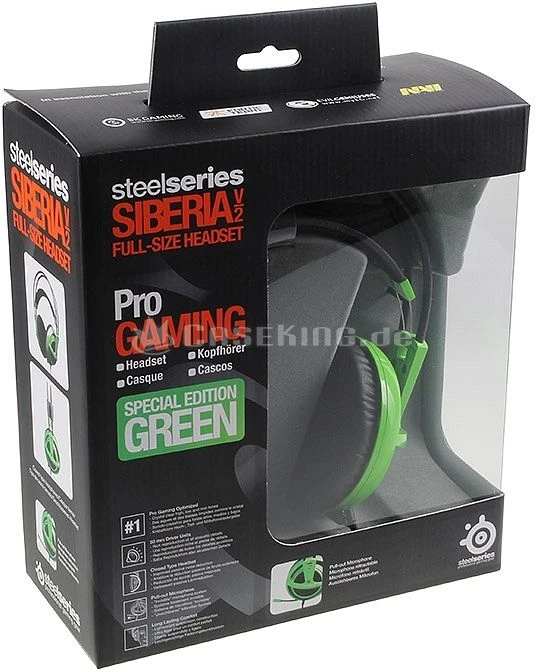 SteelSeries Siberia v2 Full-size Headset grün