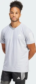 adidas Own the Run Laufshirt kurzarm halo silver (Herren)