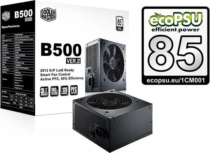 Cooler Master B500 ver.2 500W, ATX 2.3
