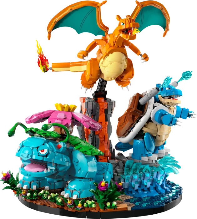 LEGO Pokémon - Bisaflor, Glurak und Turtok