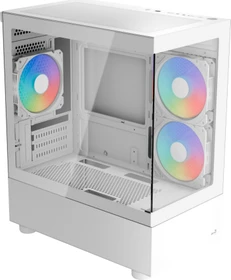 AeroCool Viewport Mini [V2], weiß, Glasfenster