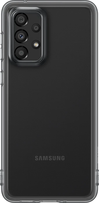 Samsung Soft Clear Cover für Galaxy A33 5G schwarz