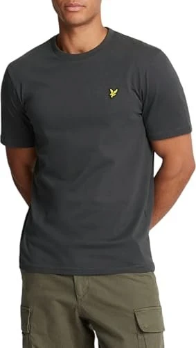 Lyle & Scott Plain T-Shirt kurzarm gunmetal (Herren)