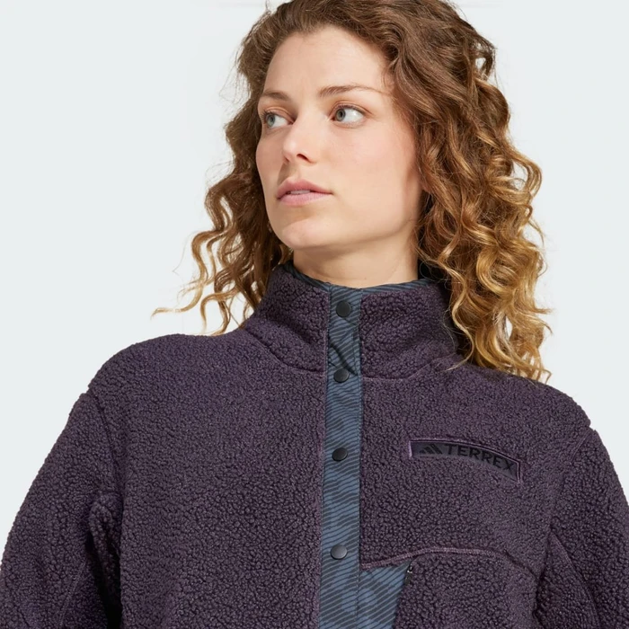 adidas Terrex Xploric High Pile Fleece Pullover aurora black (Damen)