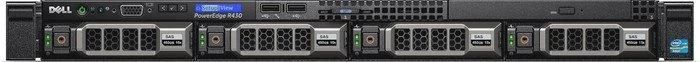 Dell PowerEdge R430, Xeon E5-2620 v4, 8GB RAM, 300GB HDD, 1HE, Windows Server 2016 Standard, 10 User CAL