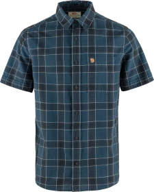 Fjällräven Övik Travel Hemd kurzarm indigo blue/dark navy (Herren)