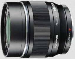 Olympus M.Zuiko digital ED 75mm 1.8 schwarz