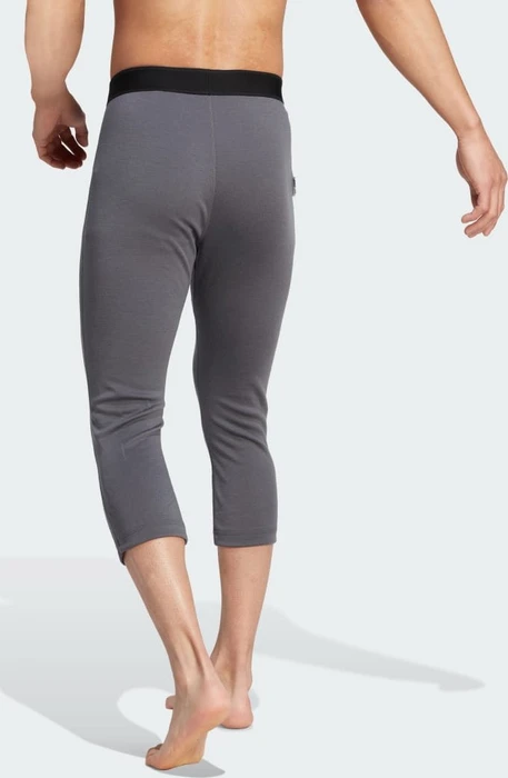 adidas Xperior Merino 260 Baselayer Hose 3/4 grey five (Herren)