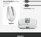 Logitech MX Anywhere 3 for Mac Pale Grey, weiß/grau, Bluetooth Vorschaubild