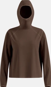 Odlo Cubic Multisport Midlayer Hooded Funktionsshirt langarm brown granite (Damen)