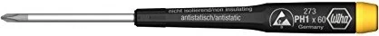 Wiha Precision ESD 273 Kreuzschlitz Schraubendreher, PH1x60mm