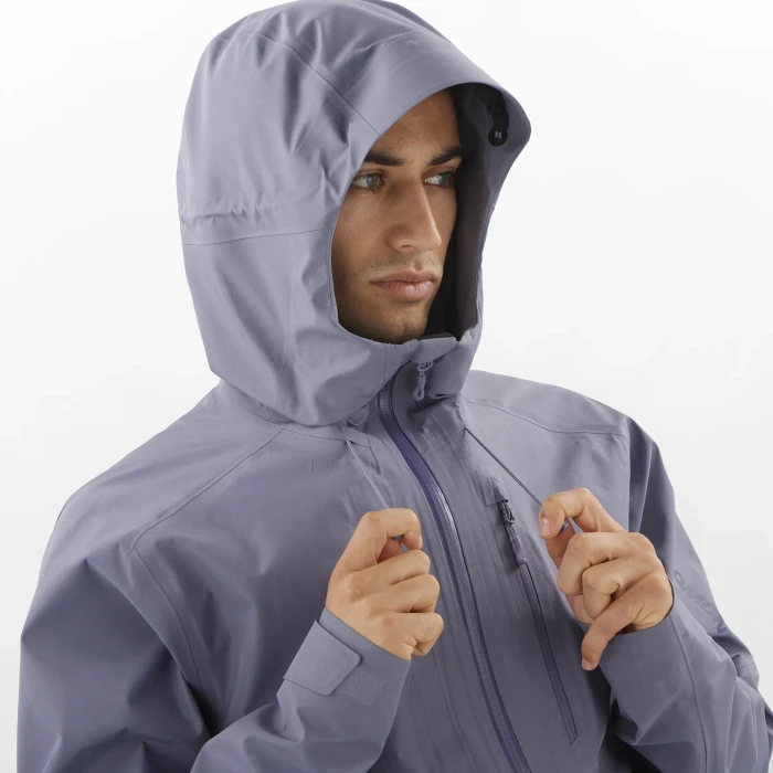 Salomon Outline 3L Gore-Tex Funktionsjacke blue granite (Herren)
