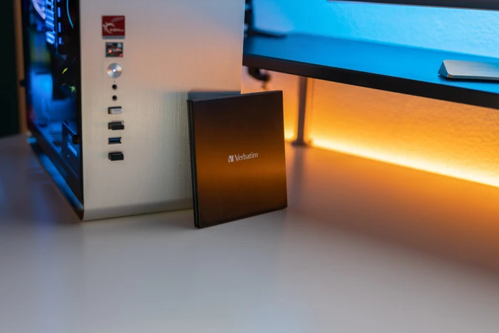 Verbatim Externer CD/DVD-Brenner, SlimLine, USB-C 3.0