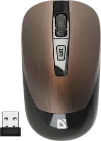 Defender Wave MM-995 Wireless Optical Mouse braun, USB (52992)