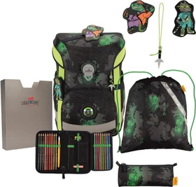 DerDieDas ErgoFlex Easy Funny Fighter Schultaschen-Set, 5-tlg.