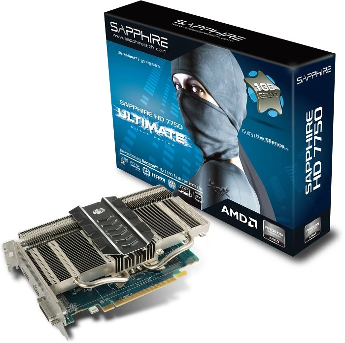 Sapphire Ultimate Radeon HD 7750, 1GB GDDR5, DVI, HDMI, DP, full retail