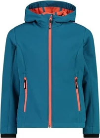 CMP Softshell Melange Fix Hood Funktionsjacke campari/antracite (Junior)