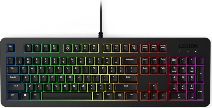 Lenovo Legion K310 Gaming Keyboard, schwarz, LEDs RGB, USB, UK
