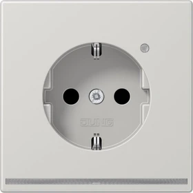 Jung Serie LS Steckdose Thermoplast 16A 250V, lichtgrau