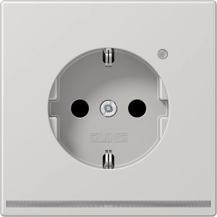 Jung Serie LS Steckdose Thermoplast 16A 250V, lichtgrau