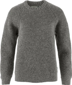 Fjällräven Övik Waffle Knit Strickpullover grau (Damen)