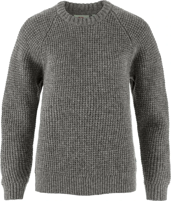 Fjällräven Övik Waffle Knit Strickpullover grau (Damen)