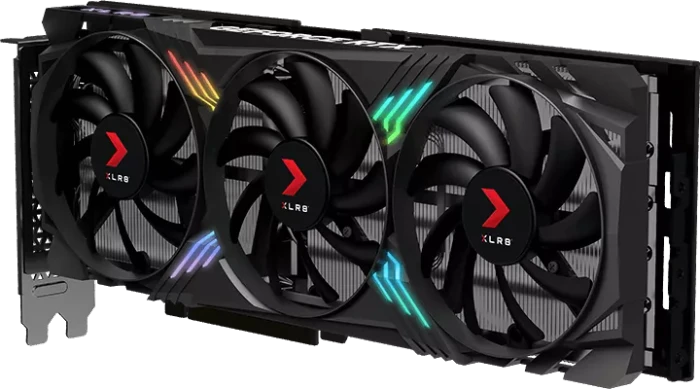 PNY GeForce RTX 4070 XLR8 Gaming Verto Epic-X RGB Overclocked Triple Fan, 12GB GDDR6X, HDMI, 3x DP