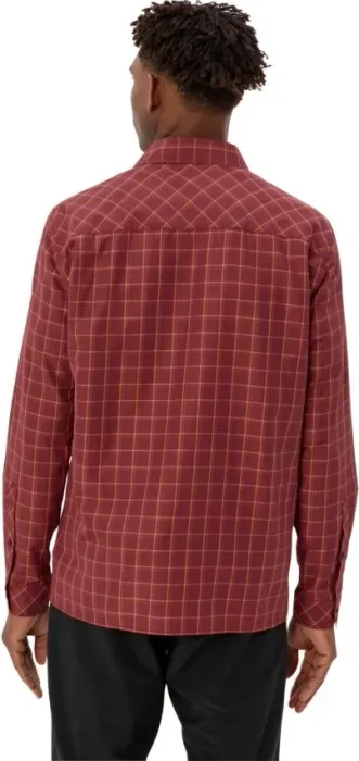 Vaude Albsteig III Hemd langarm carmine/mars red (Herren)