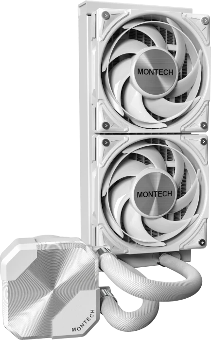 Montech HyperFlow Silent 240 White, weiß