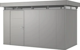 Biohort CasaNova 4x2 Gerätehaus Türanschlag links quarzgrau-metallic