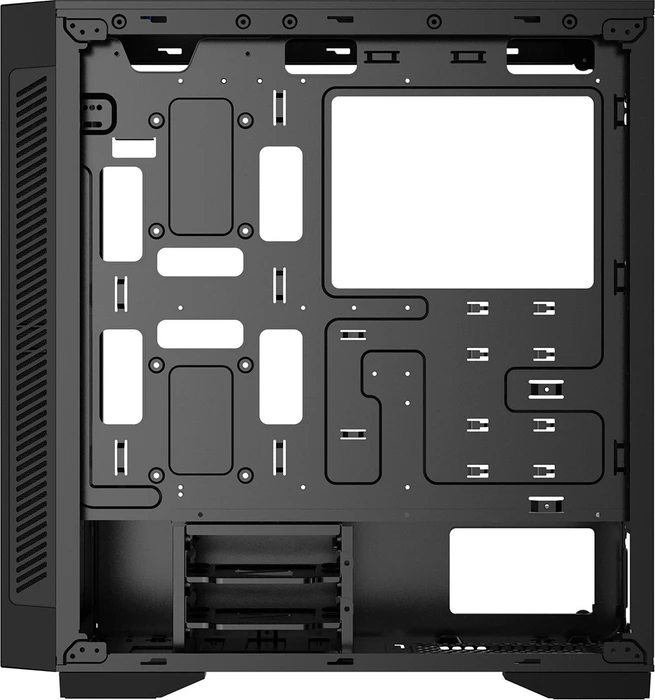 DeepCool Matrexx 55 V3, schwarz, Glasfenster