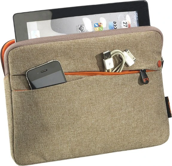 Pedea Fashion 10.1" - 11", Schutzhülle beige/orange
