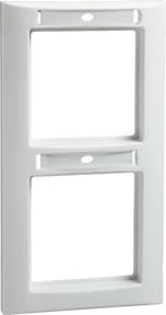 Schneider Electric ELSO Joy Rahmen 2-fach mit Schriftfeld, reinweiß