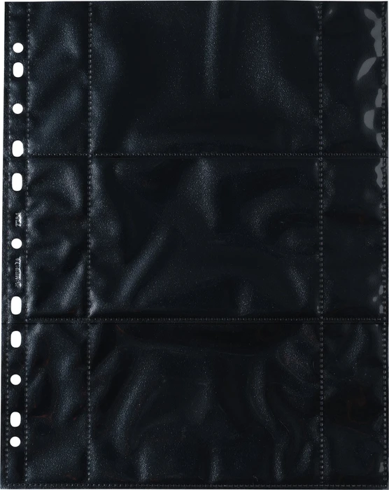 Herma Fotosichthüllen schwarz, 90x130mm, quer, 10 Stück