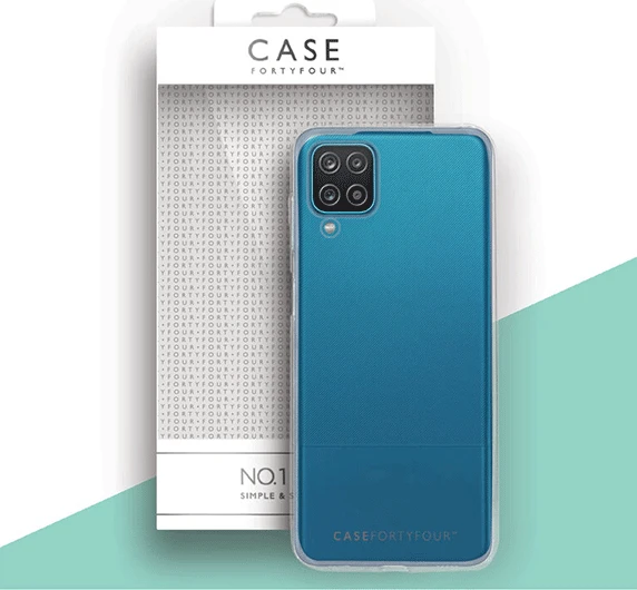 Case FortyFour No. 1 für Samsung Galaxy A12 transparent