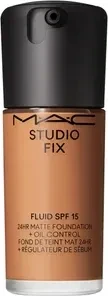 MAC Studio Fix Fluid 24HR Matte Foundation + Oil Control NW35 LSF15, 30ml