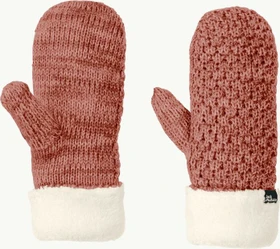 Jack Wolfskin Highloft Knit Mitten Skihandschuhe autumn red (Damen)
