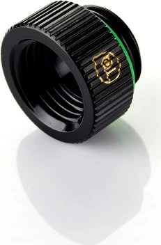 Bitspower Touchaqua Verlängerung G1/4" auf G1/4", Glorious Black, 2er-Pack