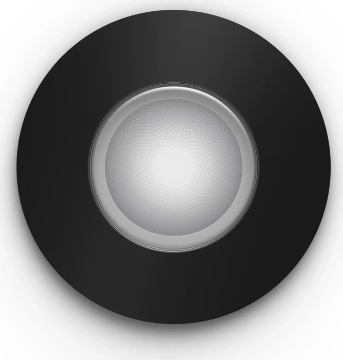 Philips Hue White and Color Ambiance Xamento Einbauleuchte rund schwarz