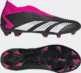 adidas Predator Accuracy.3 Laceless FG core black/cloud white/team shock pink 2
