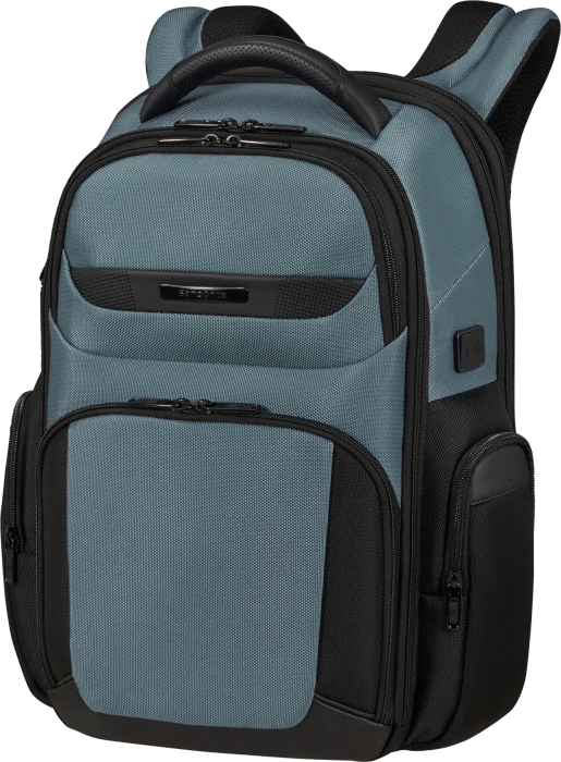 Samsonite Pro-DLX 6, Rucksack, expandable, 15.6", Dusty Blue
