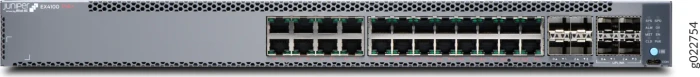 Juniper EX4100 Rackmount Gigabit Managed Switch, 24x RJ-45, 4x SFP28, 4x SFP+, 740W PoE+